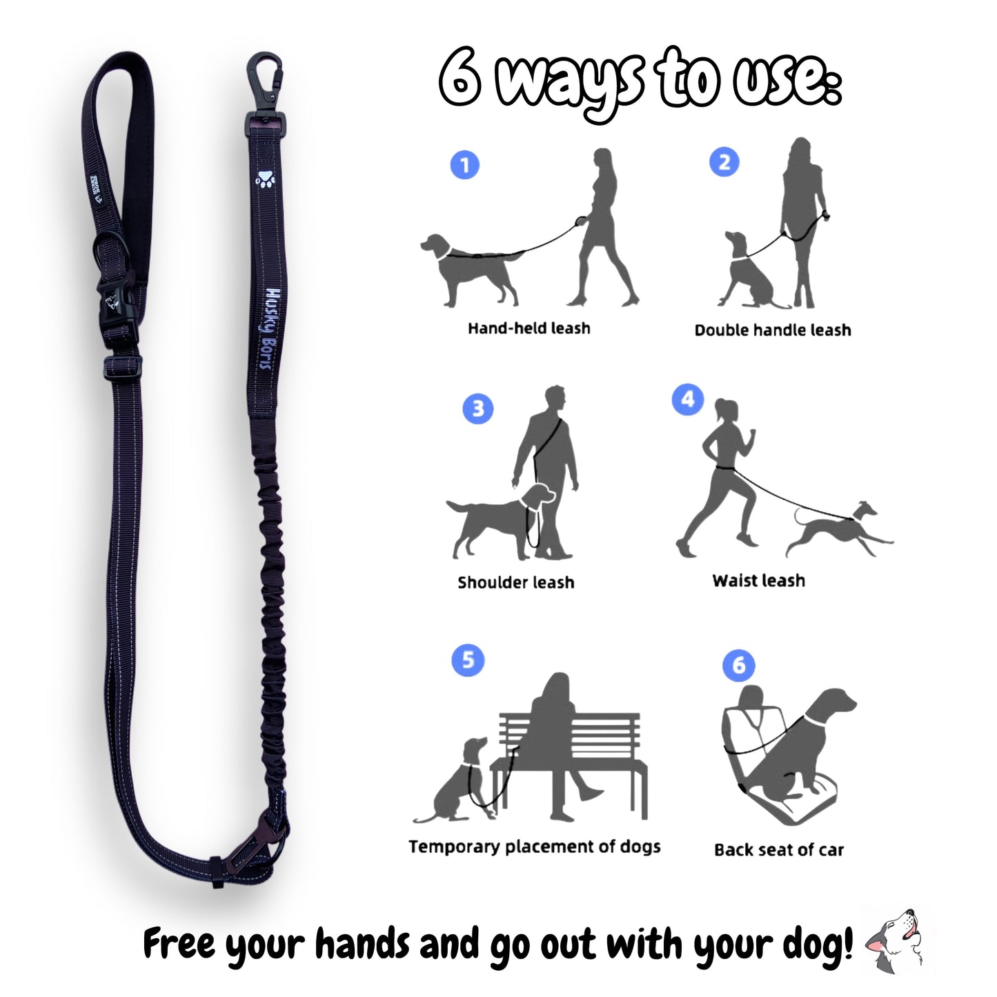 Hands-free Dog Leash